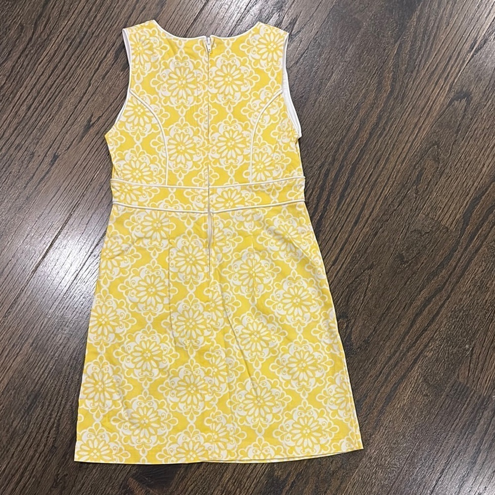 Yellow Floral Kids Dress size 7 - Picture 4 of 5